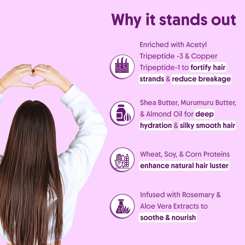 Aravi Organic Multi-Peptide Hair Fall Control Shampoo and Conditioner for Healthy Hair Growth – Pack of 2