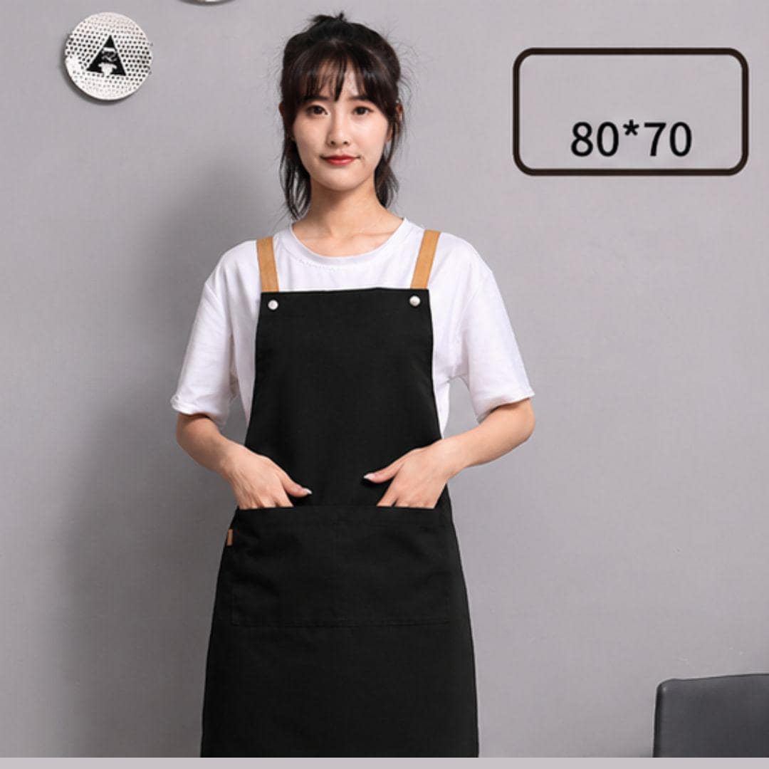 Personalized Apron, Custom Kitchen Chef Apron, Canvas Cross Back Workwear