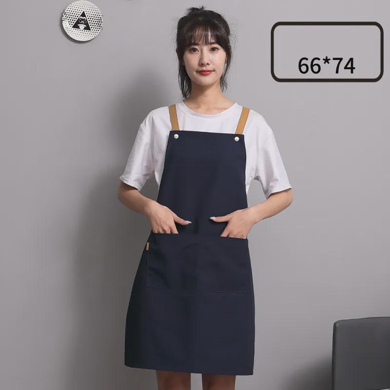 Personalized Apron, Custom Kitchen Chef Apron, Canvas Cross Back Workwear